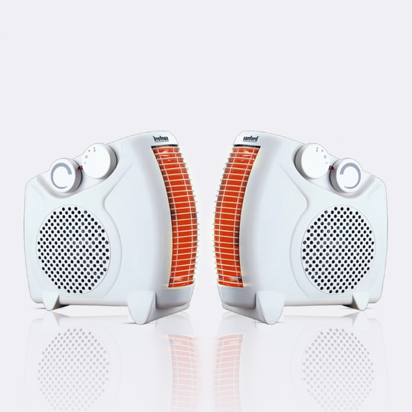 2-piece offer - 2000W fan heater